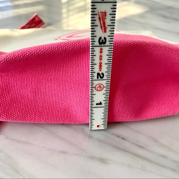 NWT•Monogram “G”•Canvas Top Zip Cosmetic Bag - Picture 8 of 9